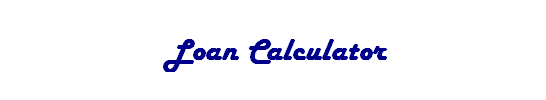  Loan Calculator